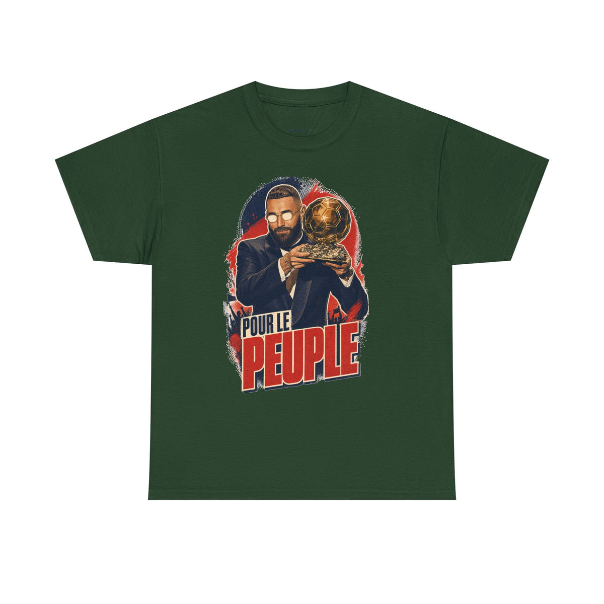T‑Shirt —"POUR LE PEUPLE" Karim Benzema - football - REKOGN PARIS