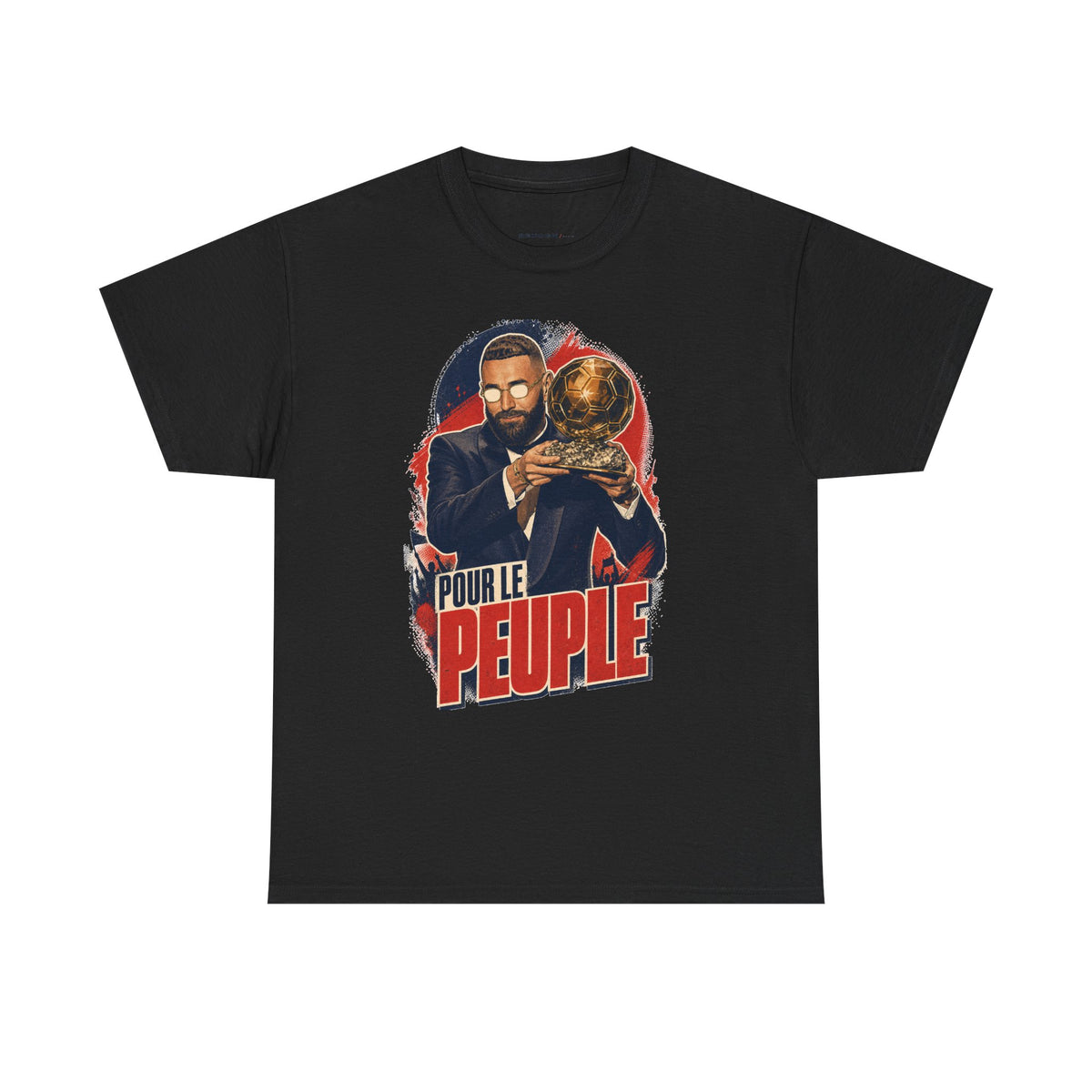 T‑Shirt —"POUR LE PEUPLE" Karim Benzema - football - REKOGN PARIS