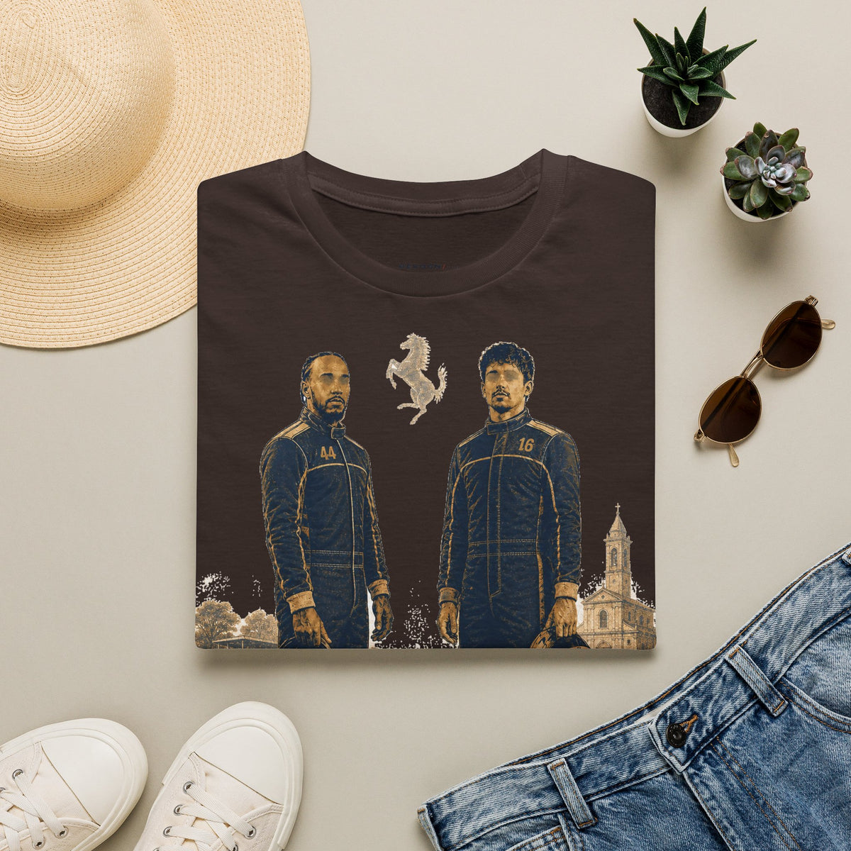 Racing Legends Portrait T‑Shirt — Rekogn /PARIS
