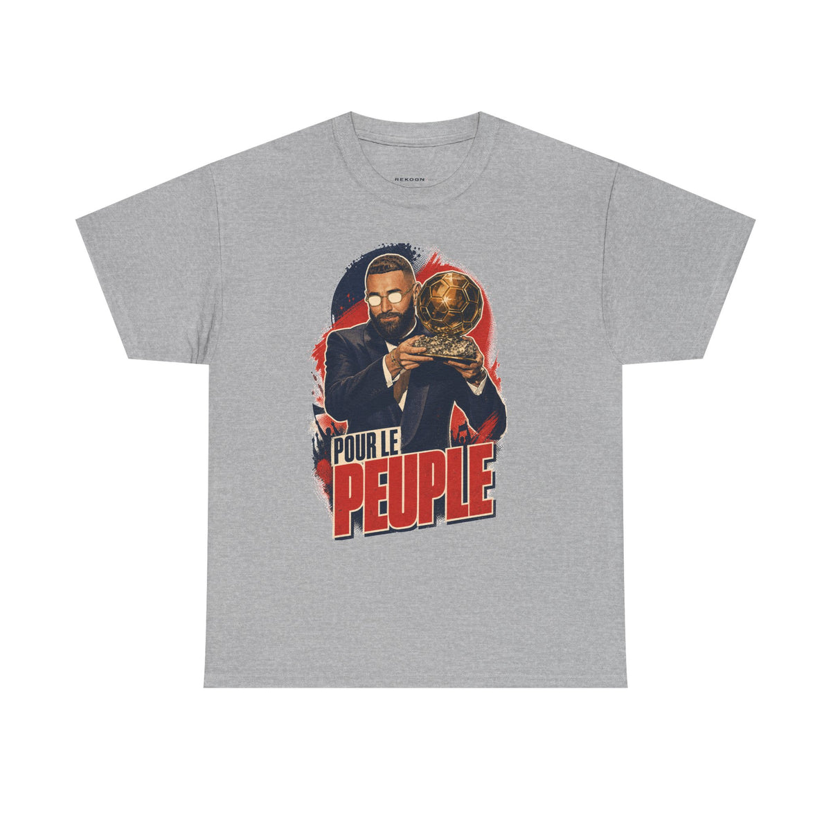 T‑Shirt —"POUR LE PEUPLE" Karim Benzema - football - REKOGN PARIS