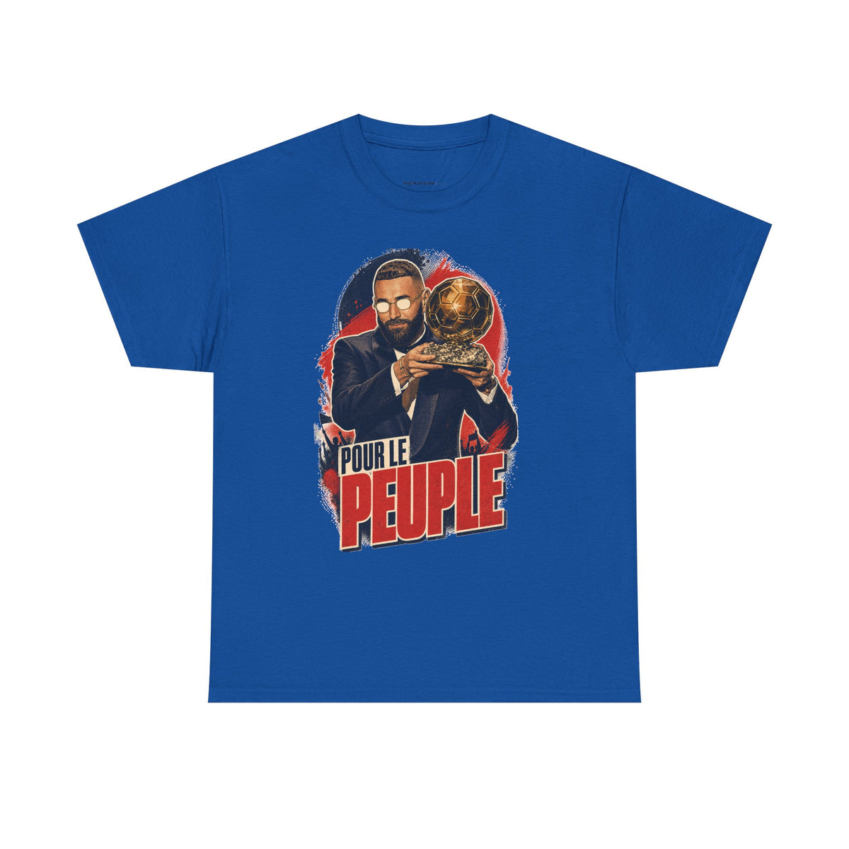 T‑Shirt —"POUR LE PEUPLE" Karim Benzema - football - REKOGN PARIS