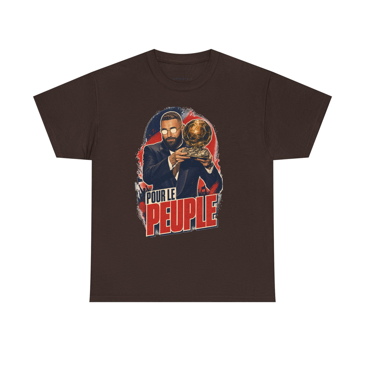T‑Shirt —"POUR LE PEUPLE" Karim Benzema - football - REKOGN PARIS