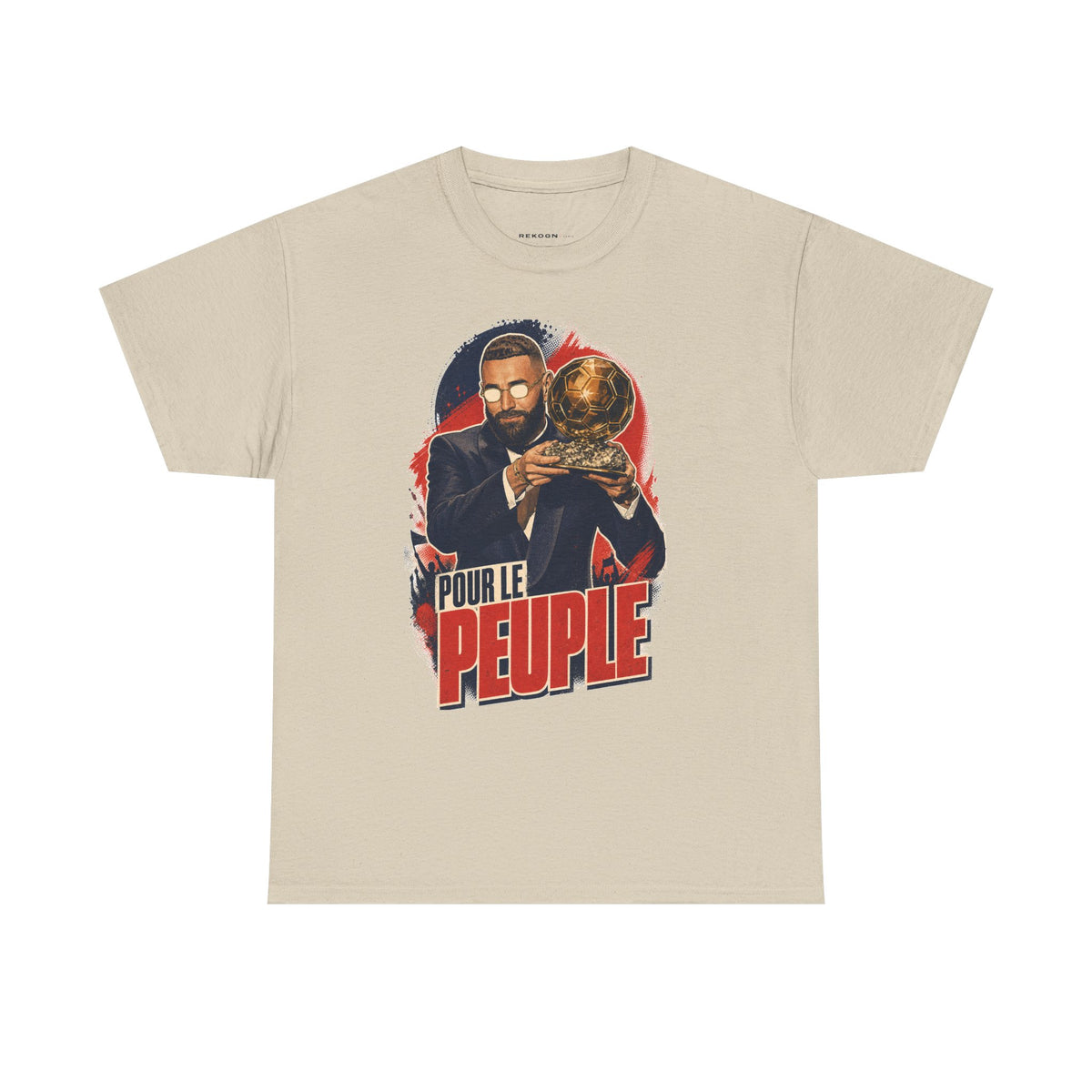 T‑Shirt —"POUR LE PEUPLE" Karim Benzema - football - REKOGN PARIS