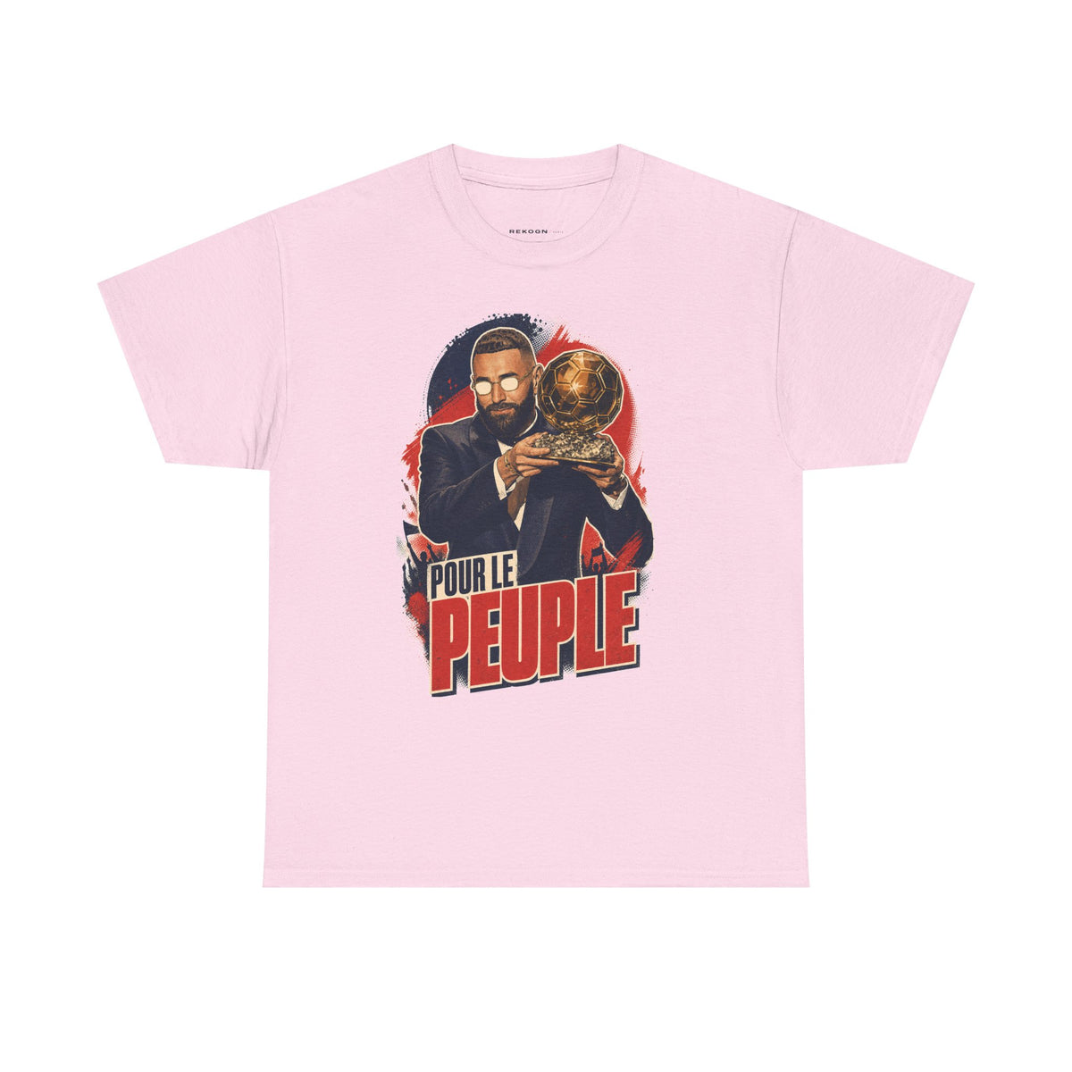T‑Shirt —"POUR LE PEUPLE" Karim Benzema - football - REKOGN PARIS