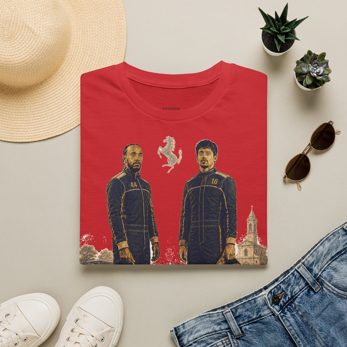 Racing Legends Portrait T‑Shirt — Rekogn /PARIS
