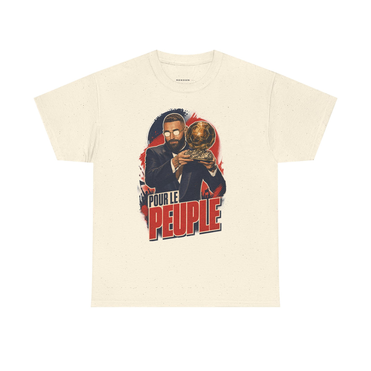 T‑Shirt —"POUR LE PEUPLE" Karim Benzema - football - REKOGN PARIS