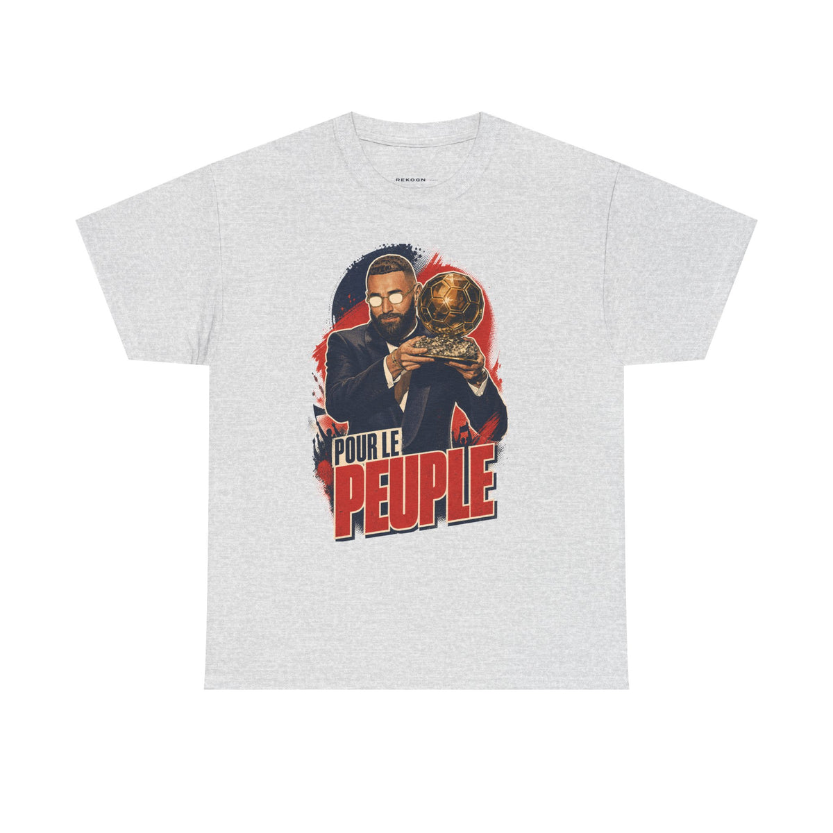 T‑Shirt —"POUR LE PEUPLE" Karim Benzema - football - REKOGN PARIS