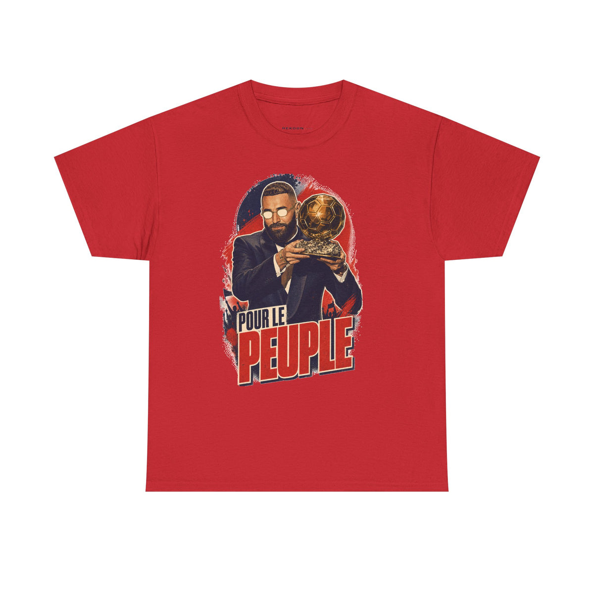 T‑Shirt —"POUR LE PEUPLE" Karim Benzema - football - REKOGN PARIS