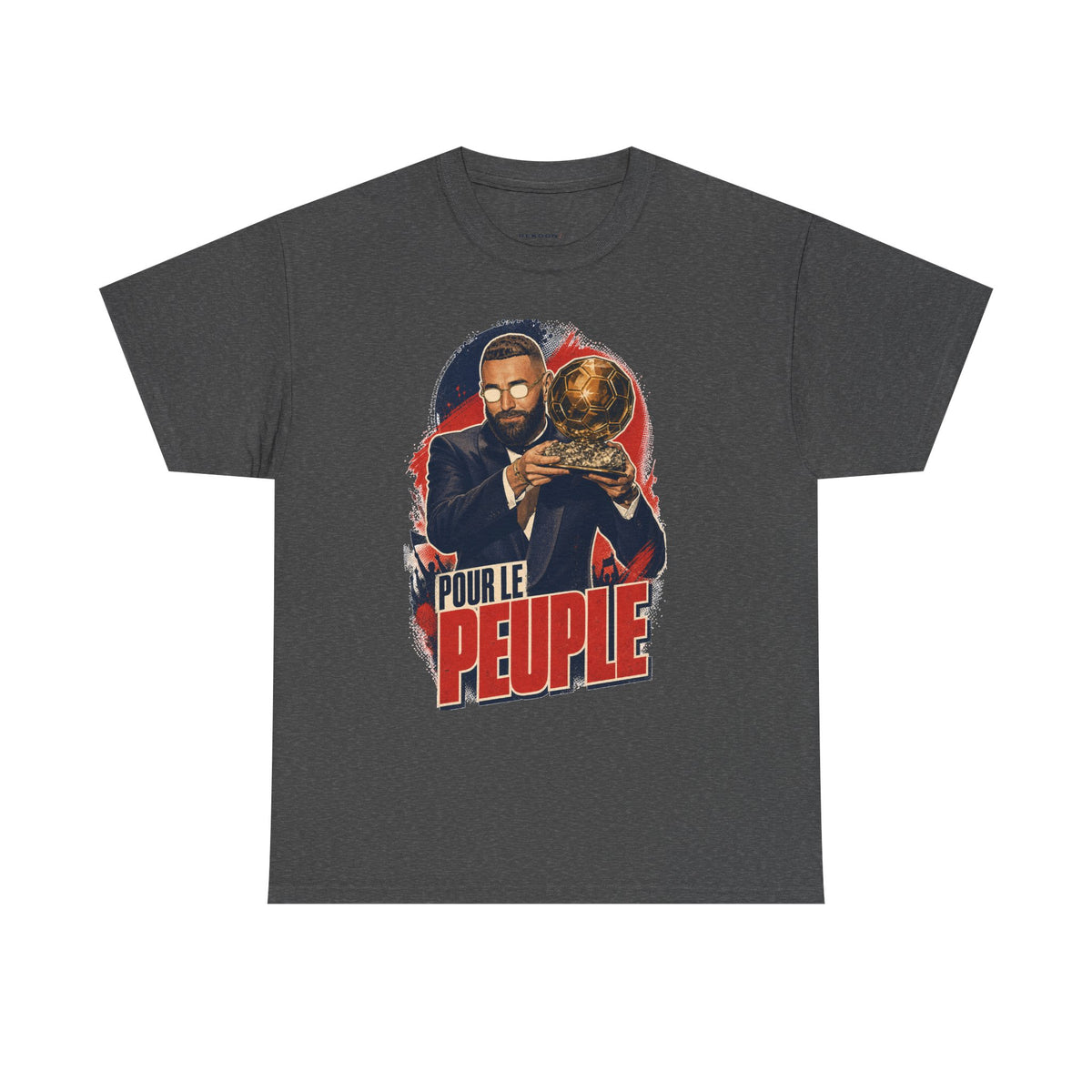 T‑Shirt —"POUR LE PEUPLE" Karim Benzema - football - REKOGN PARIS